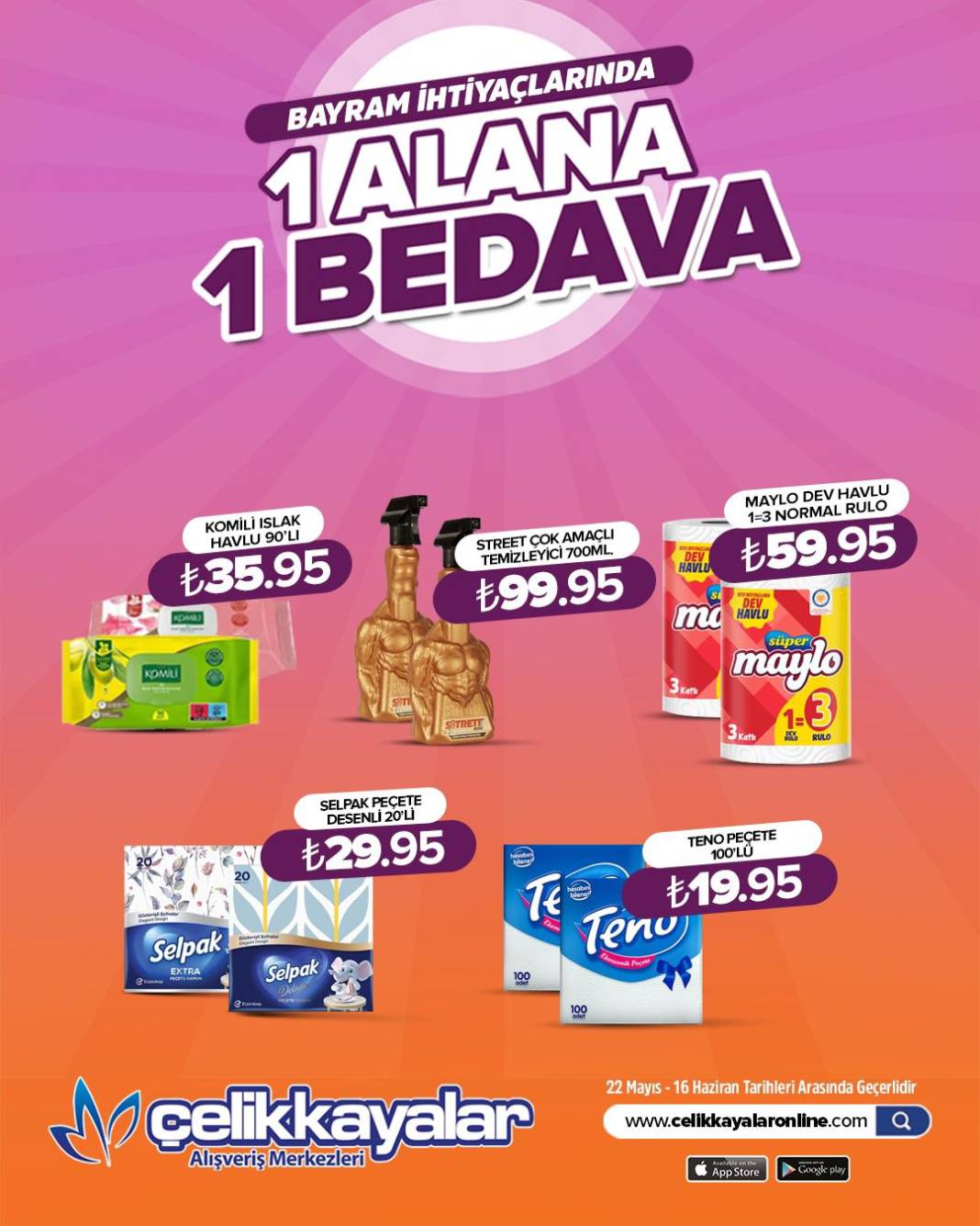 Konya’nın zincir marketinde bayram erken başladı 20